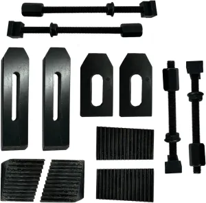 24 Pcs Clamp Kit Set M6 6 mm For Rotary Tables, Milling Tables, Face Plates & Vertical Slide