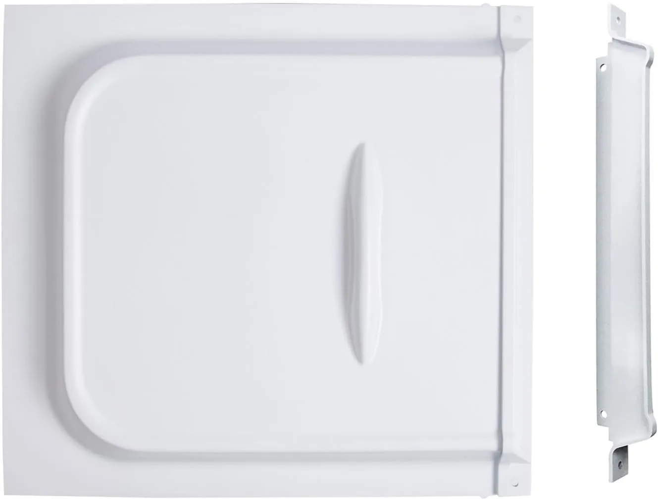 256 Replacement Screen Door Slide for Standard RV and Camper Entry Doors - 12" x 12", White