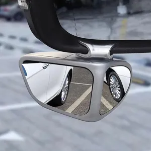 2PCS Car Blind Spot Mirror for Renault Scenic/Grand Scénic/Xmod IV III II I J9 R9 JZ JM JA 2000-2013 2014-2024, Double Mirror Design Wide Angle Adjustable Angle Reversing Auxiliary Mirror