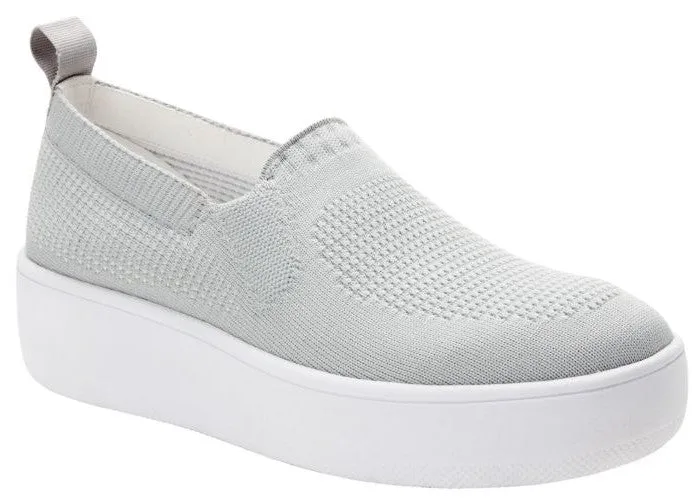 Alegria Grey Qaravan TRAQ Q-Sport Flatform Fitness Womens Loafer QRV-5030