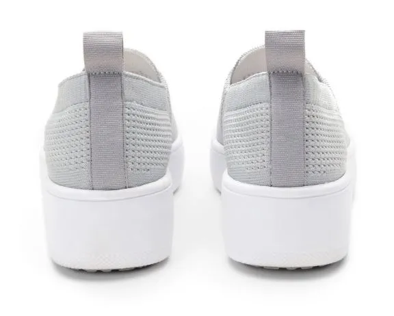 Alegria Grey Qaravan TRAQ Q-Sport Flatform Fitness Womens Loafer QRV-5030