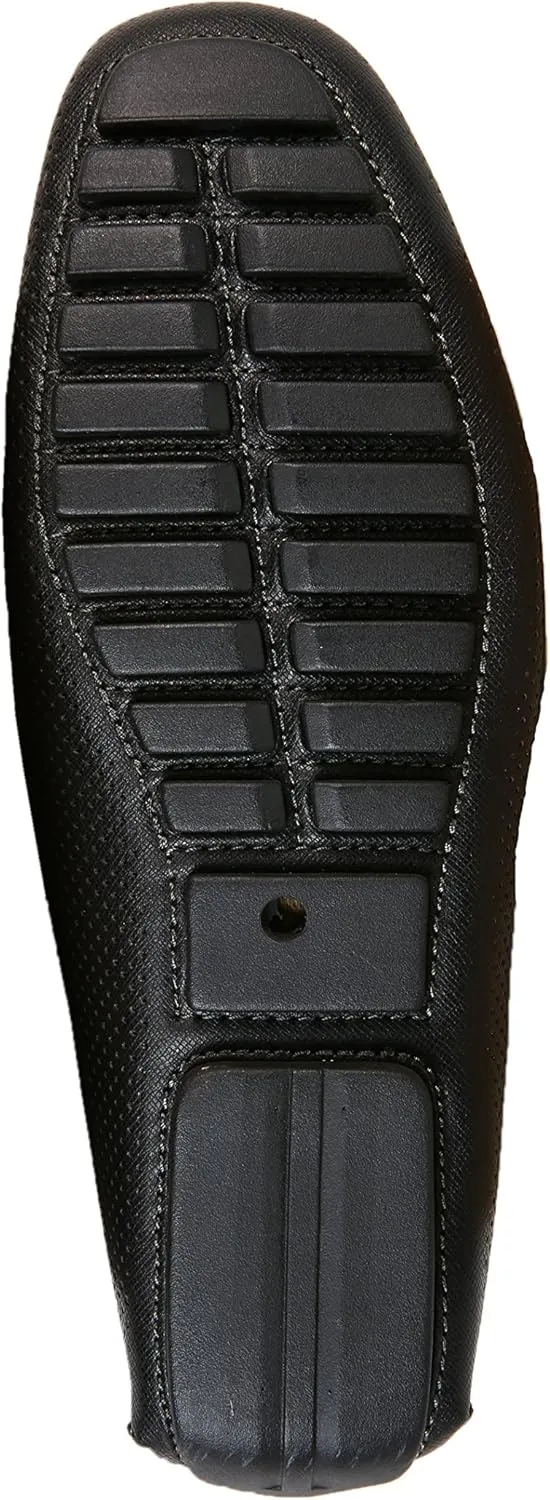 Amali Cola - Driving Moccasins for Men – Mens Slip On Loafers, Moccasins, Slip-on Dress Shoes - Driving Loafers with Matching Color Bit