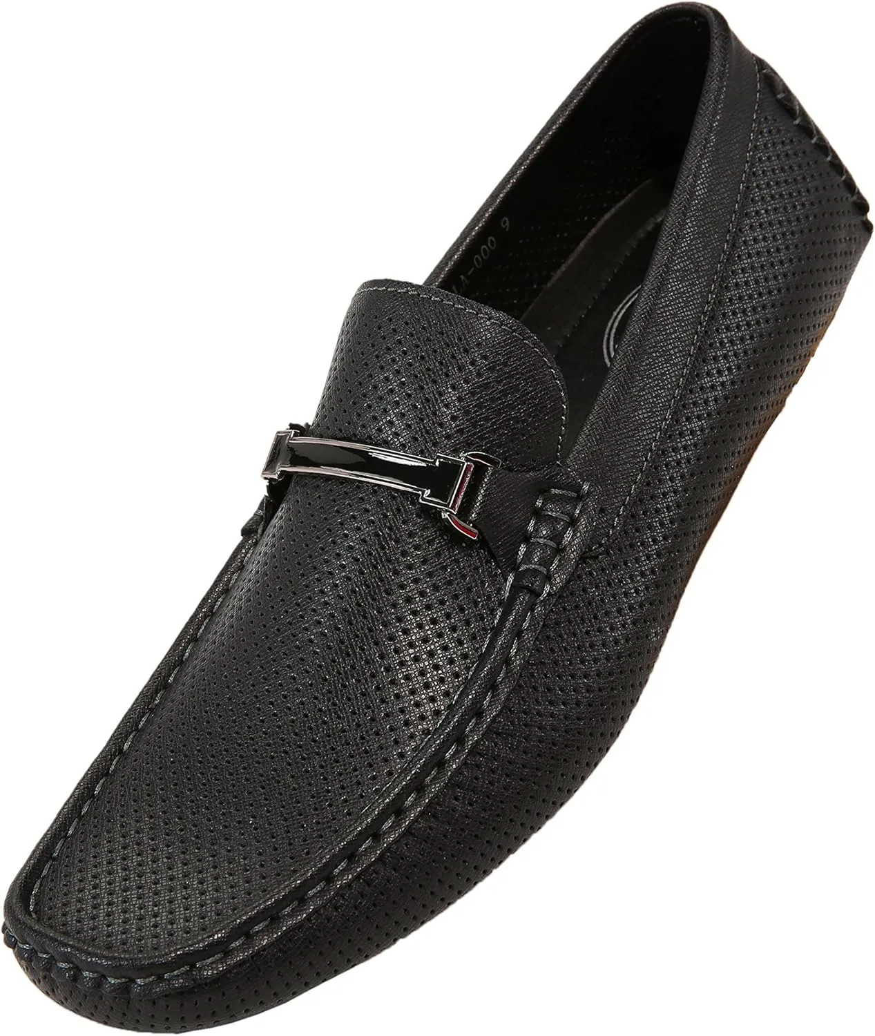 Amali Cola - Driving Moccasins for Men – Mens Slip On Loafers, Moccasins, Slip-on Dress Shoes - Driving Loafers with Matching Color Bit