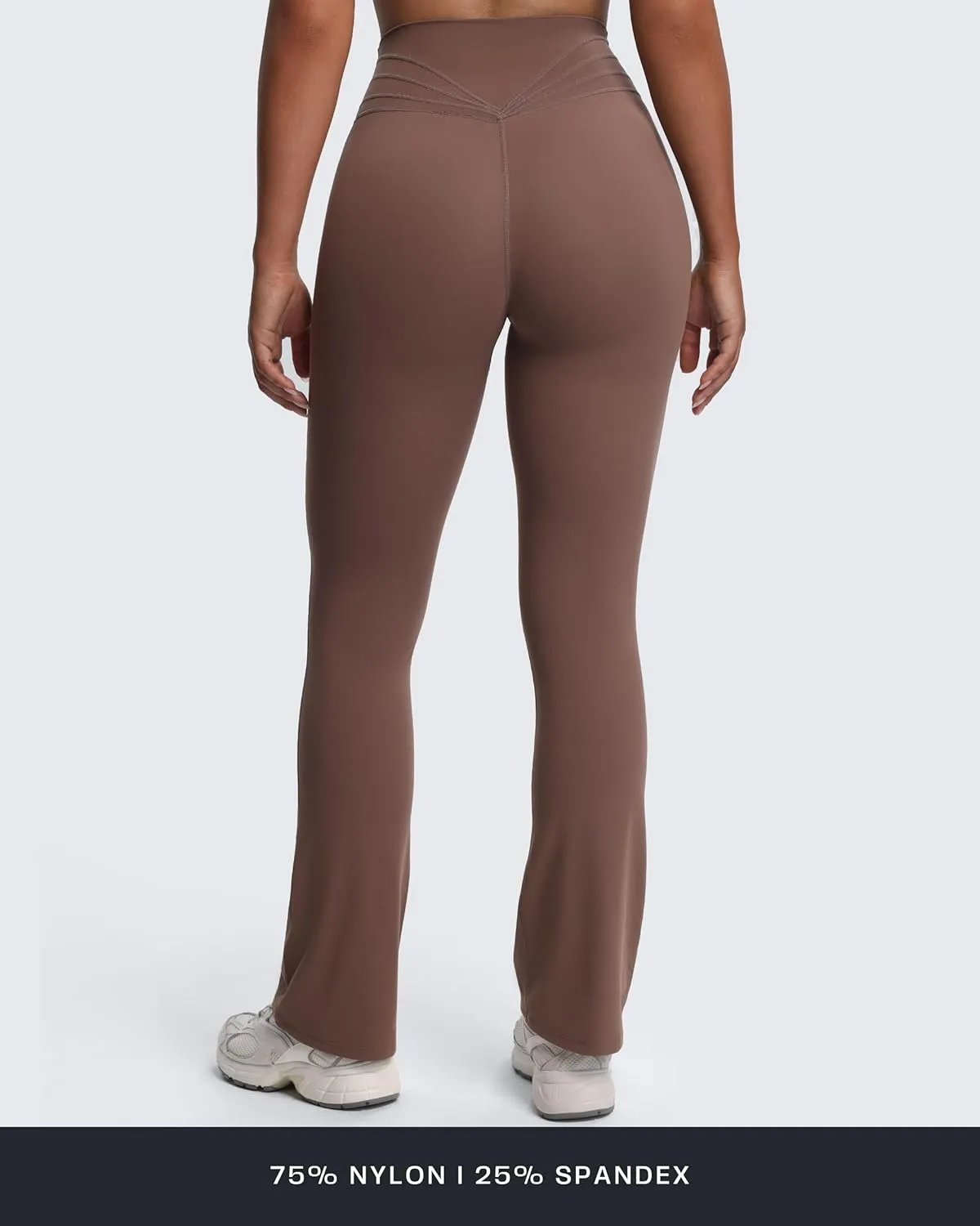 Aoxjox Flare Leggings for Women Trinity Tummy Control High Waisted Wide Leg Yoga Pants 29"/31"/33"