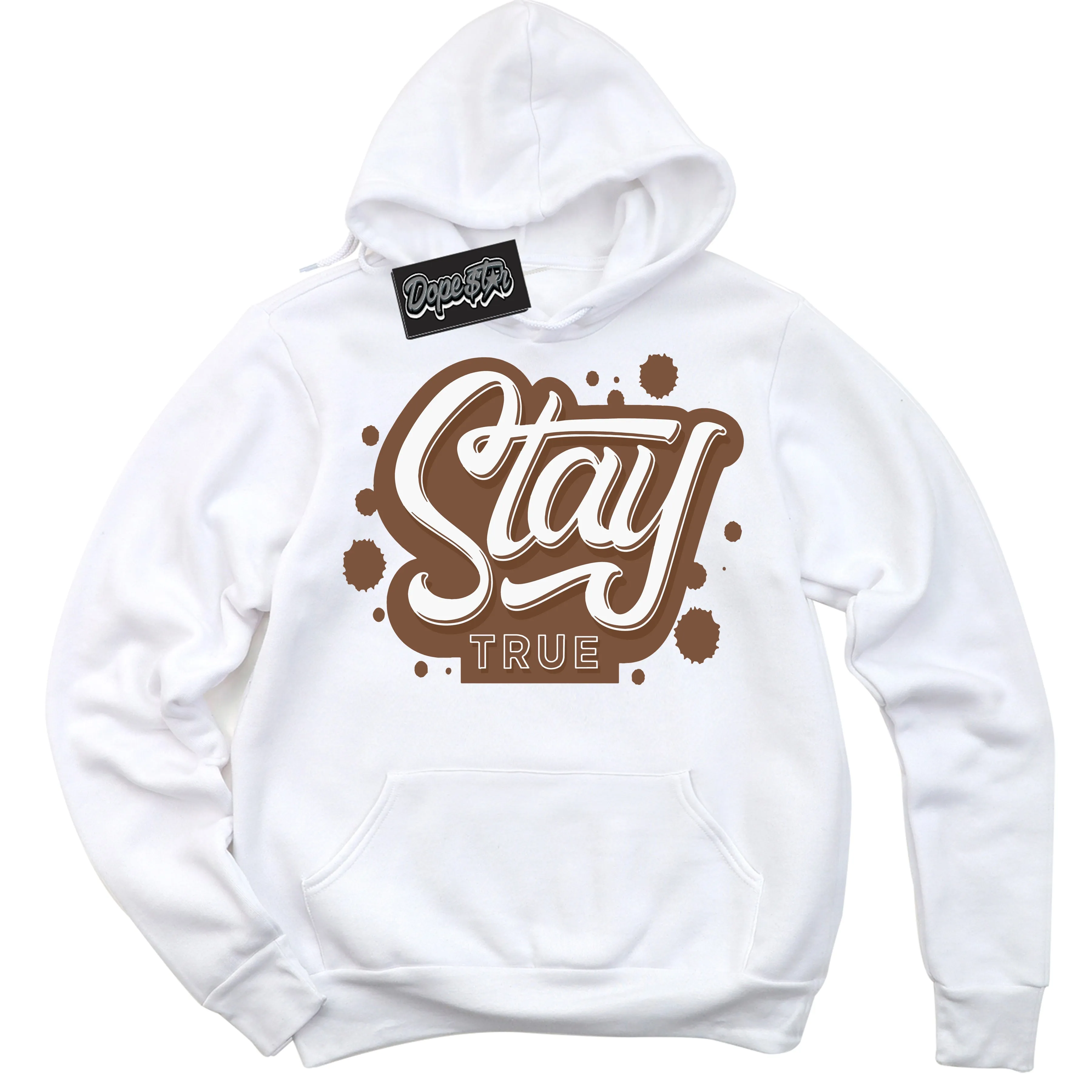 Archaeo Brown White 1s Sneaker Hoodie Stay True Graphic