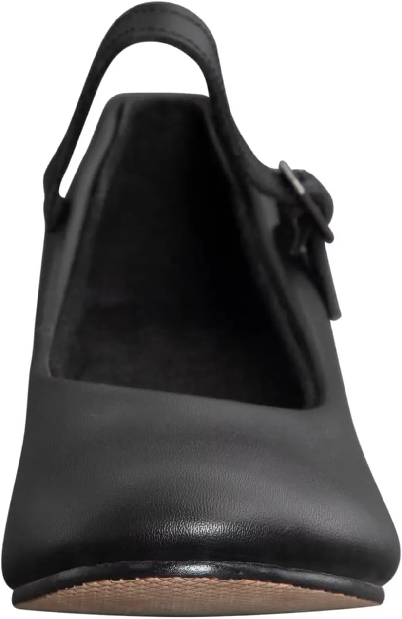 ARCLIBER Character Shoes for Women Ankle Strap 1.55" Dance Heels for Ballroom Salsa Tango
