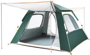 Automatic Dome Tent Canopy, Instant Pop Up Waterproof Tent, 3-8 Person Family Camping Tent for Camping Hiking Travel Outdoor Activities