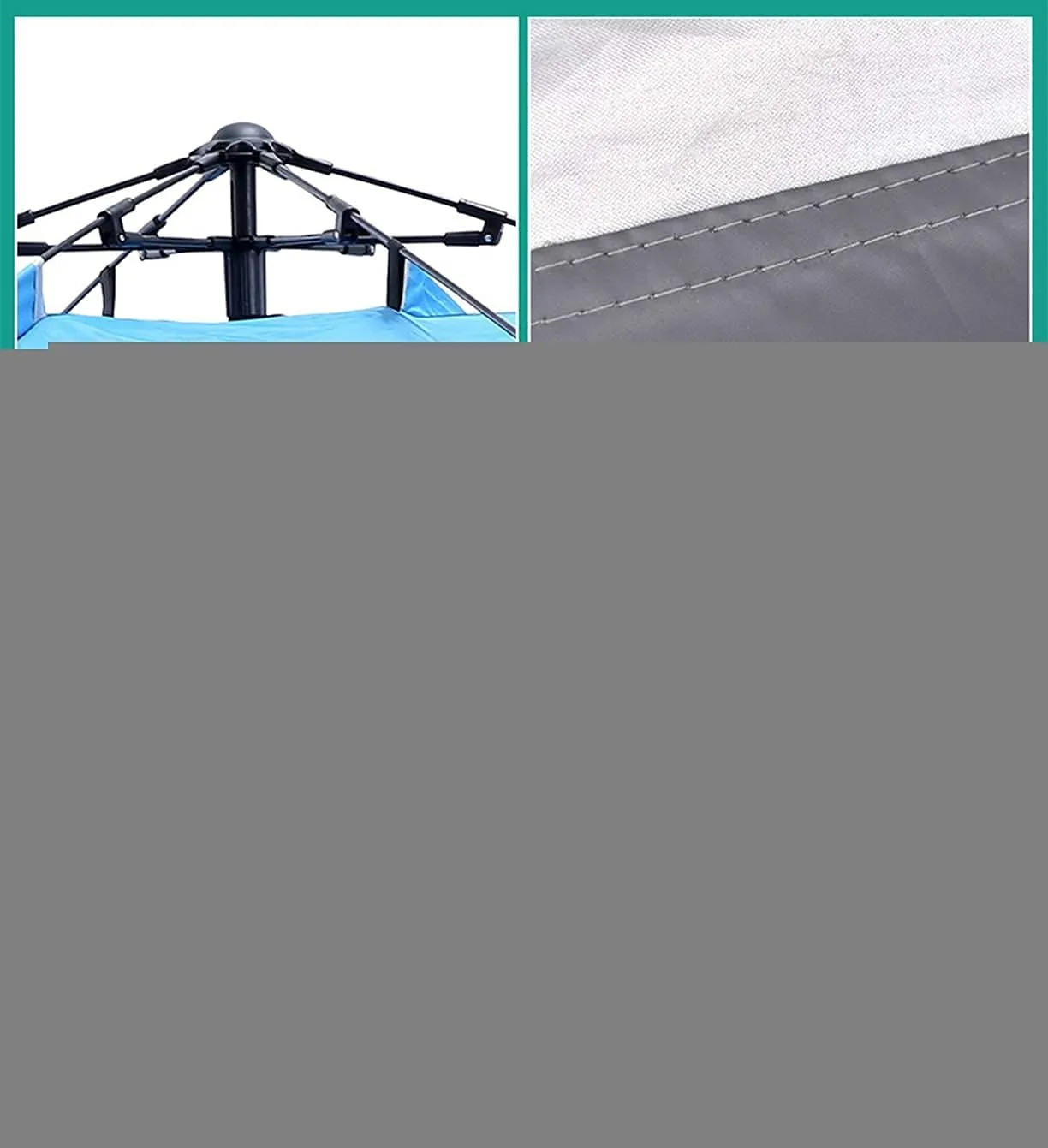 Automatic Pop Up Tent Family Camping Tent 2-3-4 Person Portable Tent Spring Type Fast Open Waterproof Windproof for Camping Hiking Mountaineering