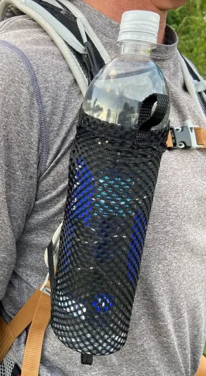 Backpack Shoulder Strap Water Bottle Holder…