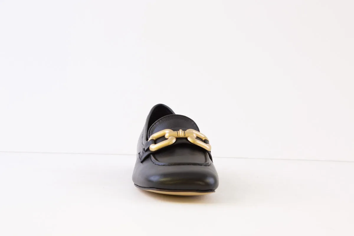 BAGATT - D11-AEN61 LOW HEEL SLIP-ON SHOE - BLACK