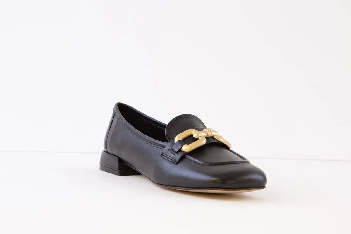 BAGATT - D11-AEN61 LOW HEEL SLIP-ON SHOE - BLACK