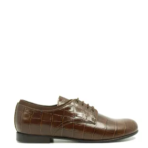 Beberlis Cognac Croc Derby