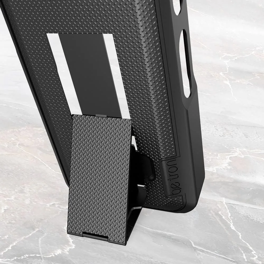 BELTRON Sonim XP5 Plus Case with Holster, Heavy Duty Belt Swivel Clip for Sonim XP5Plus (AT&T FirstNet XP5900) - Secure Fit & Built-in Kickstand (Industrial Strength) - Black