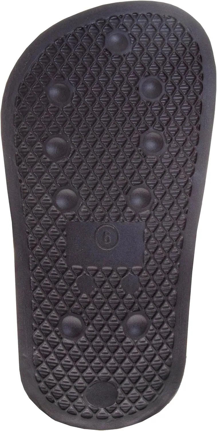 Beverly Hills Polo Club Boy's Slides Comfortable Non-Slip Sandals (Toddler-Big Kid)