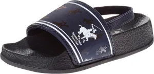 Beverly Hills Polo Club Boy's Slides Comfortable Non-Slip Sandals (Toddler-Big Kid)