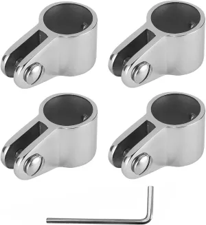 Bimini Top Fitting Hardware,Boat Jaw Slide Clamp 316 Stainless Steel Canopy Extension Parts Railing Accessories Marine Equipment for Boats