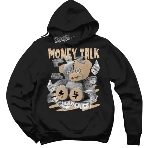 Black Anthracite Sesame Dunk Sneaker Hoodie Money Talk Bear Graphic