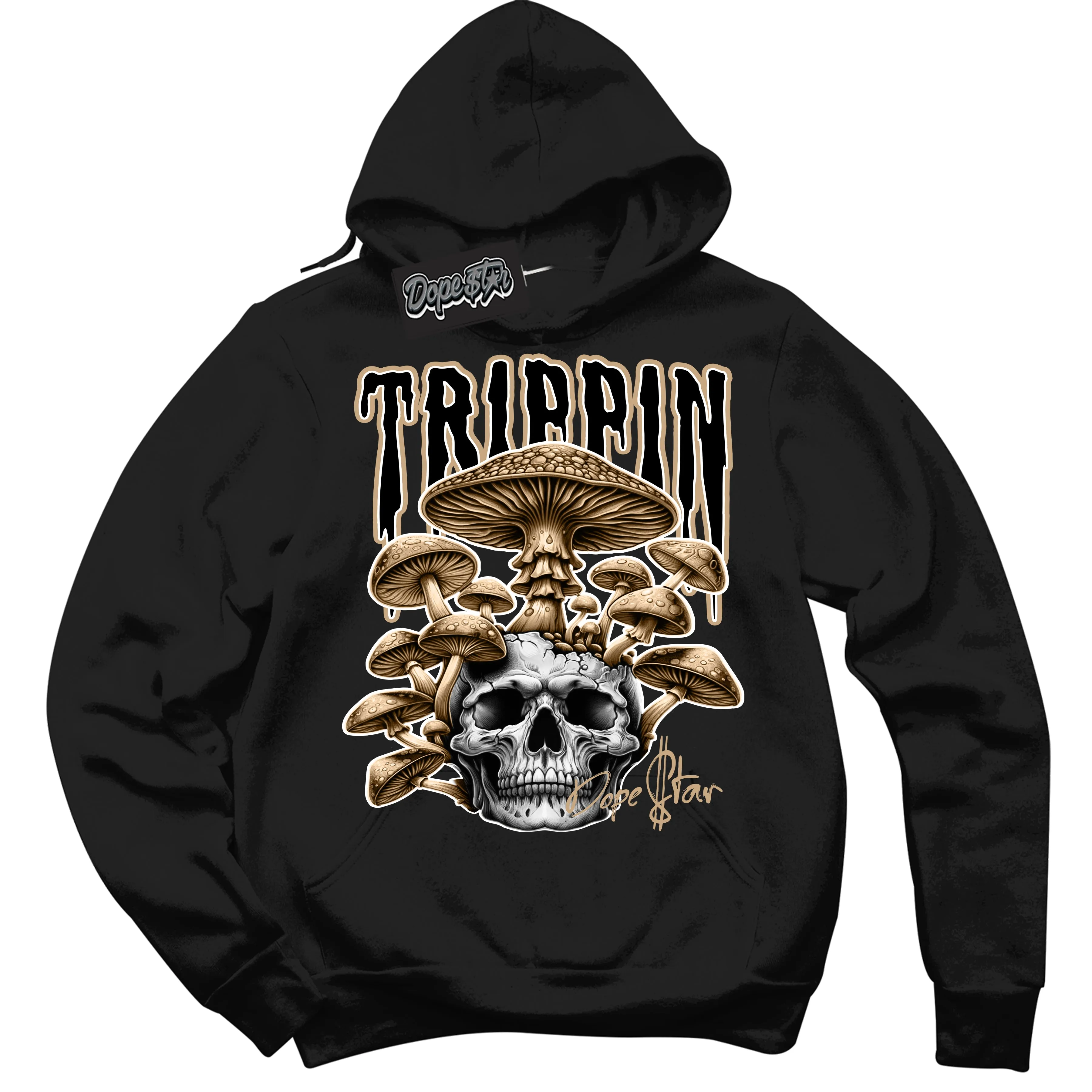 Black Anthracite Sesame Dunk Sneaker Hoodie Trippin Graphic