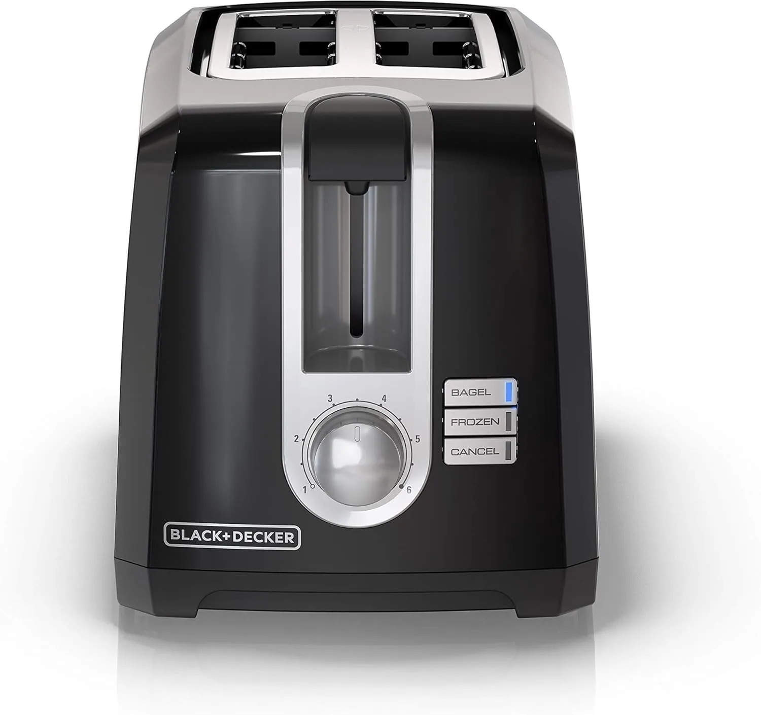 BLACK DECKER 2-Slice Toaster, T2569B, Extra Wide Slots, 6 Shade Settings, 850 Watts, Crumb Tray, Cancel Button