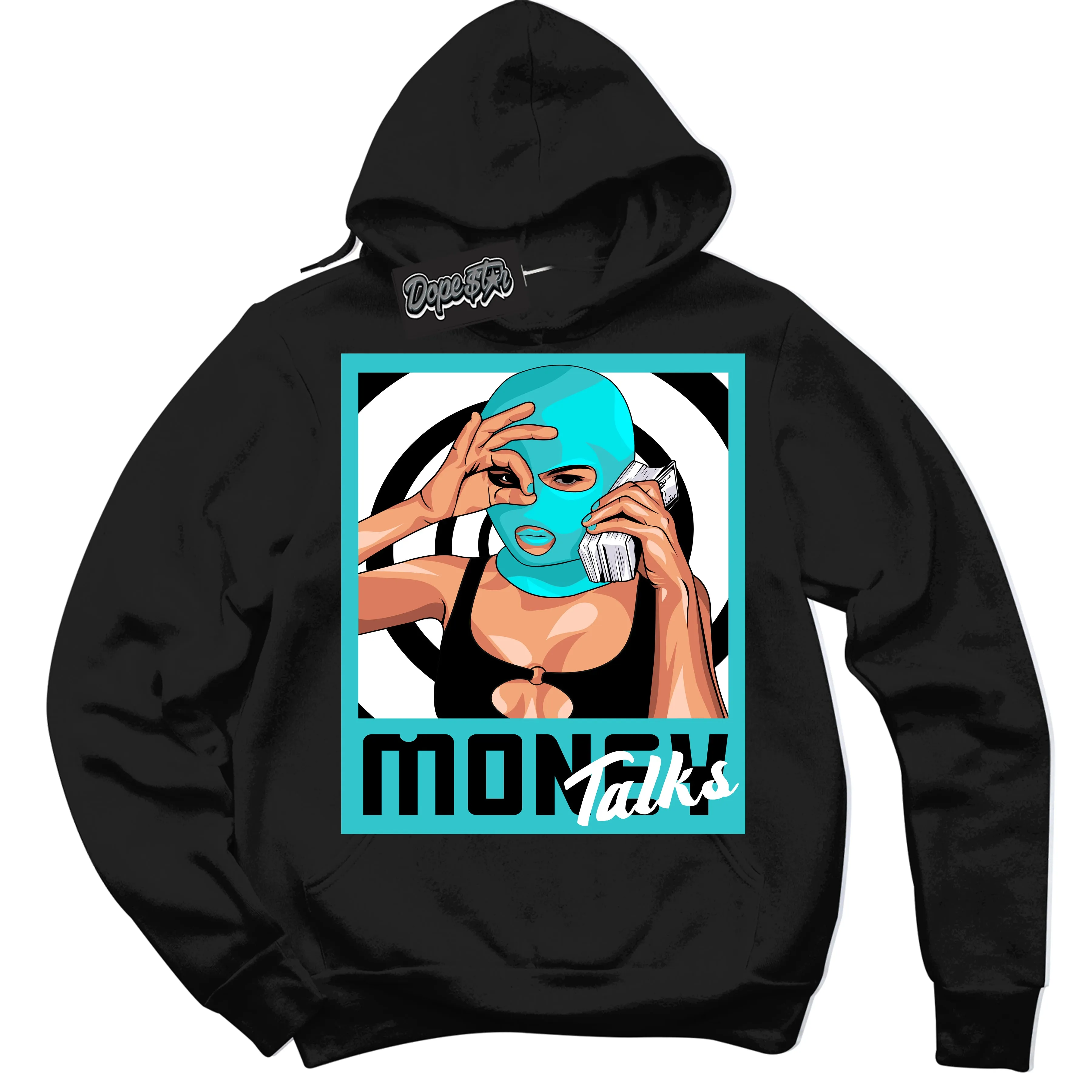 Black Dusty Cactus Dunk Sneaker Hoodie Money Talks Graphic