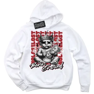 Black Toe Bright Crimson Dunk Sneaker Hoodie Born Envied Graphic
