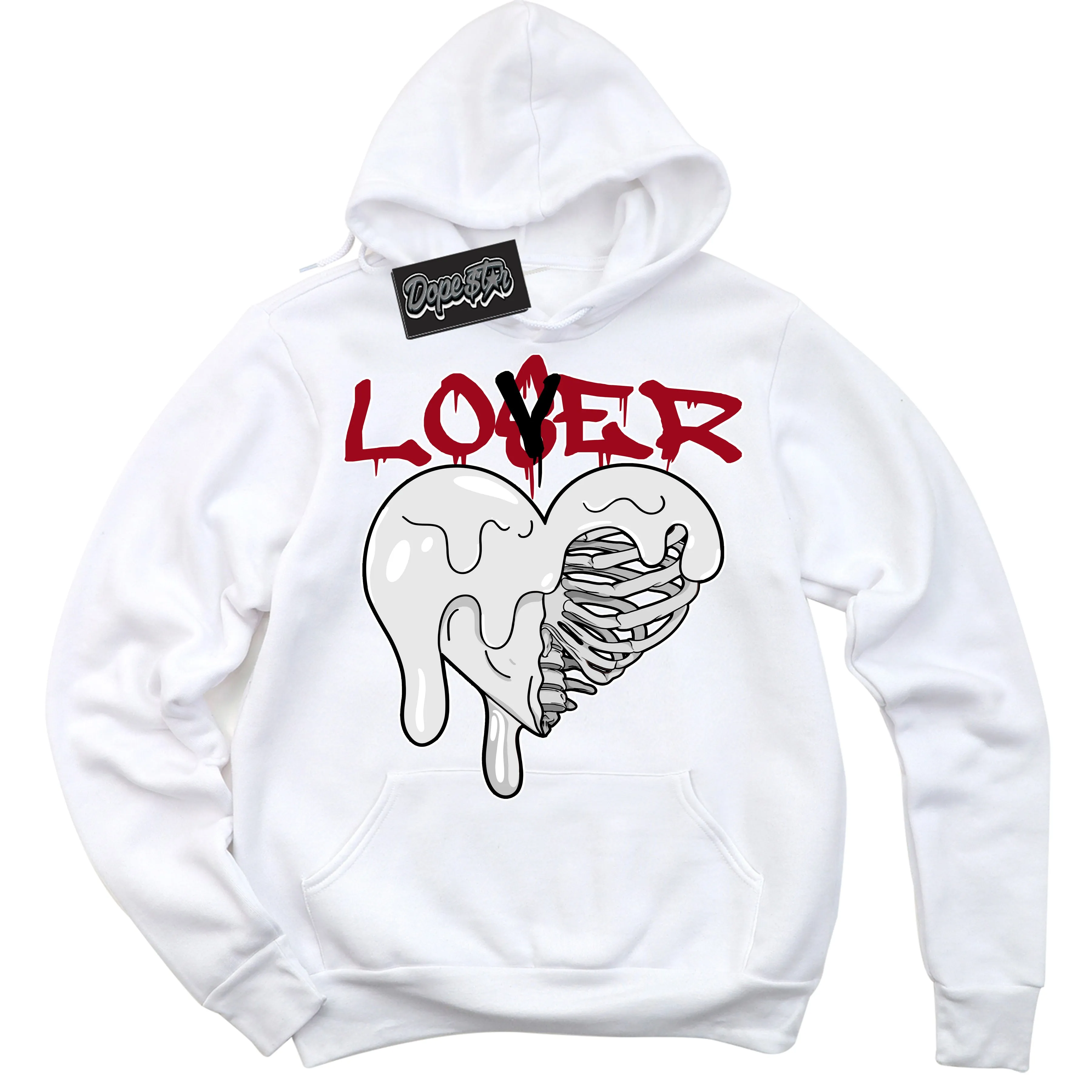 Black Toe Reimagined 1s Sneaker Hoodie Lover Loser Graphic