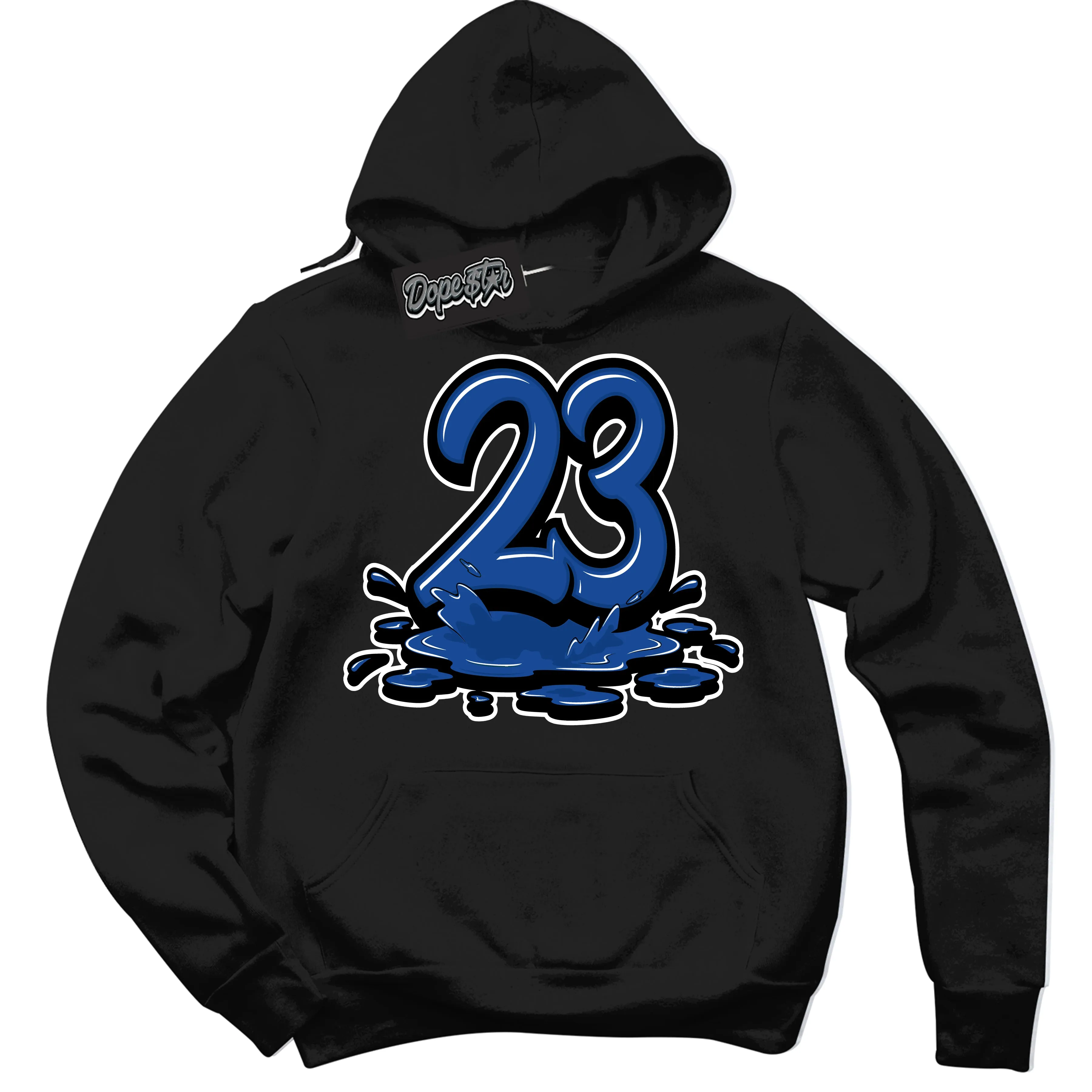 Blueberry 12s Sneaker Hoodie 23 Melting Graphic