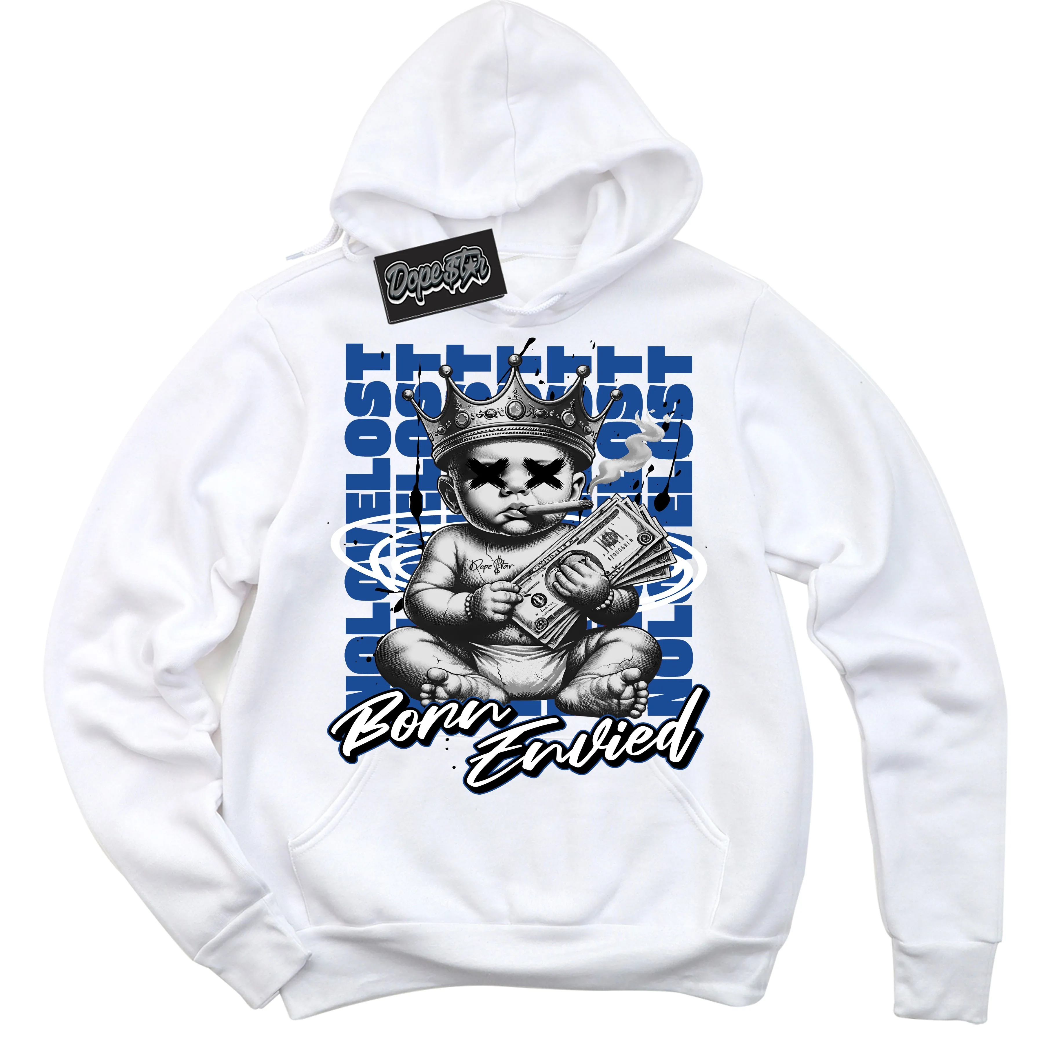 Blueberry 12s Sneaker Hoodie Born Envied Graphic