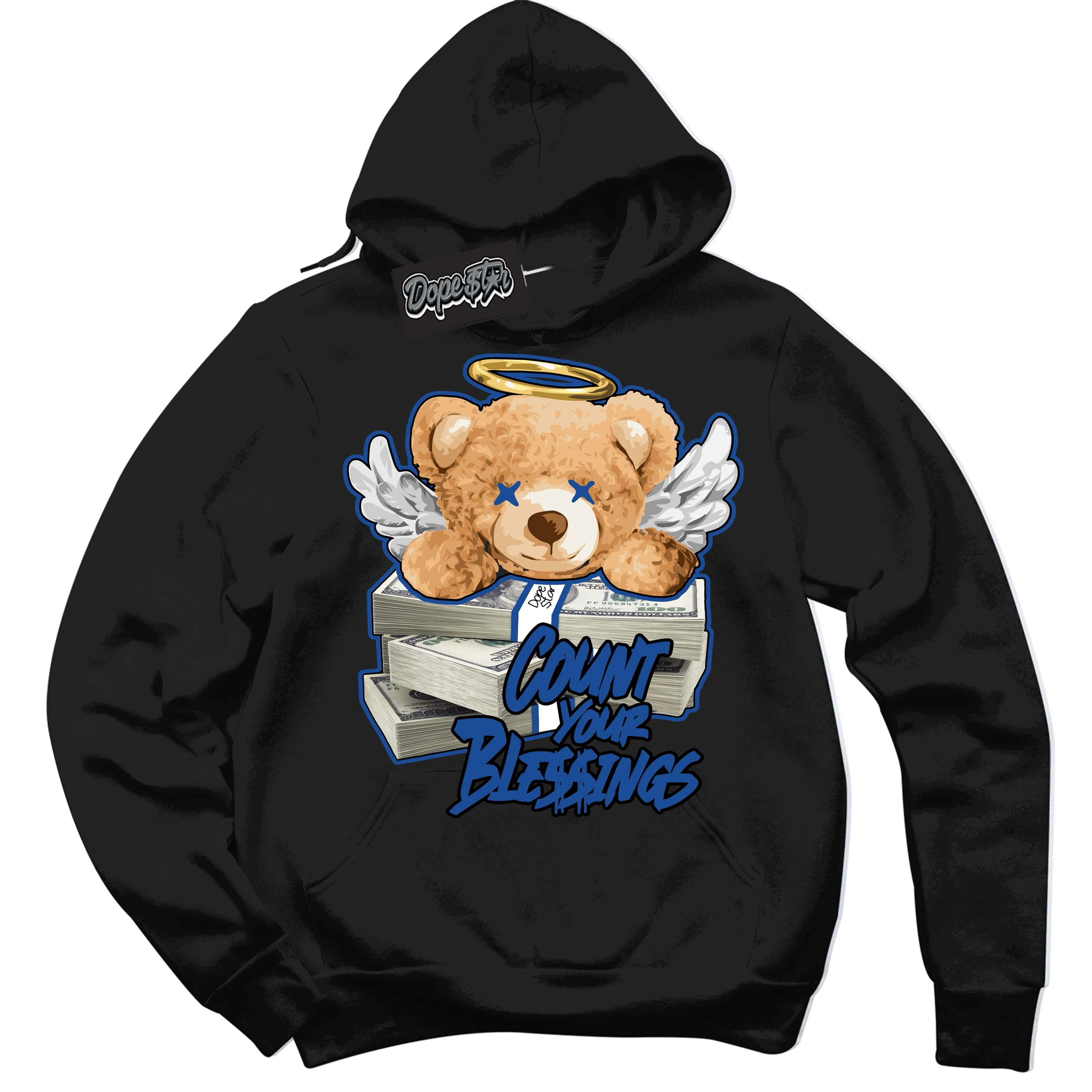 Blueberry 12s Sneaker Hoodie Count Your Blessings Graphic