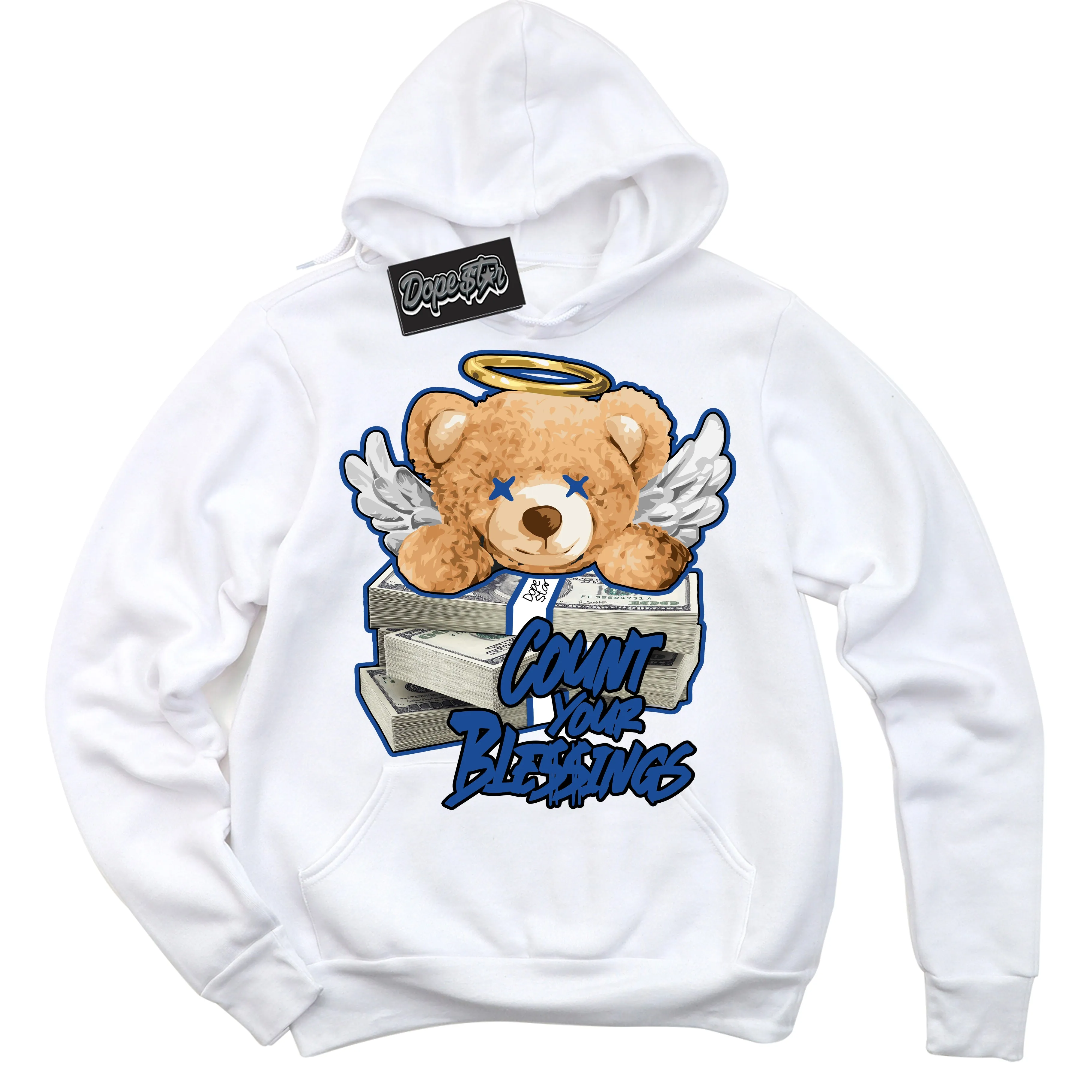 Blueberry 12s Sneaker Hoodie Count Your Blessings Graphic