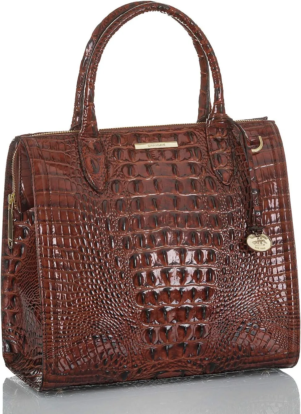 BRAHMIN Melbourne Caroline Satchel
