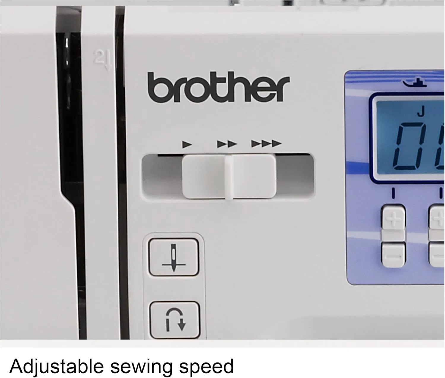 Brother HC1850 Sewing and Quilting Machine, 185 Built-in Stitches, LCD Display, 8 Included Feet