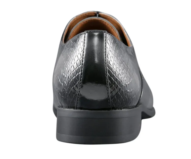 Burke Grey Wingtip Oxfords