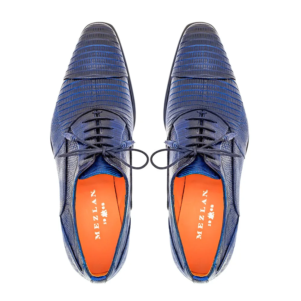 Cap Toe Lizard Lace Up