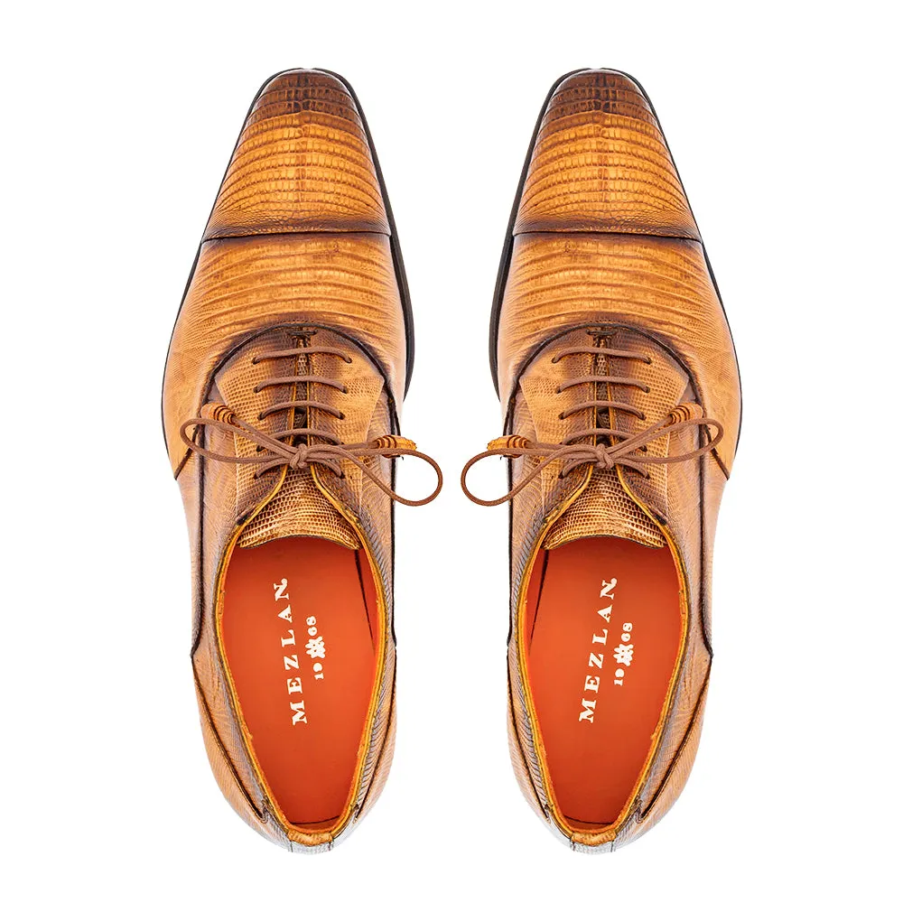 Cap Toe Lizard Lace Up