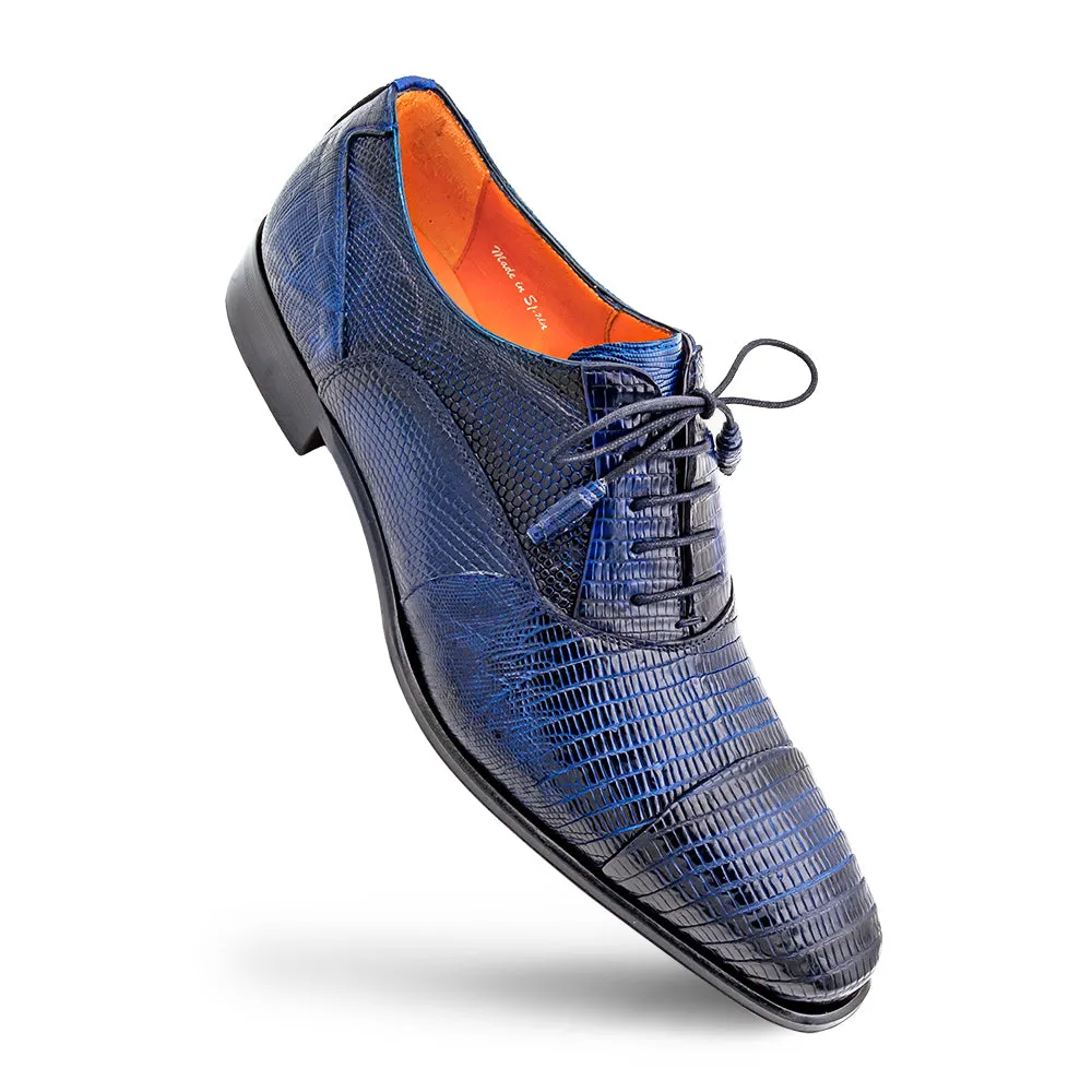 Cap Toe Lizard Lace Up