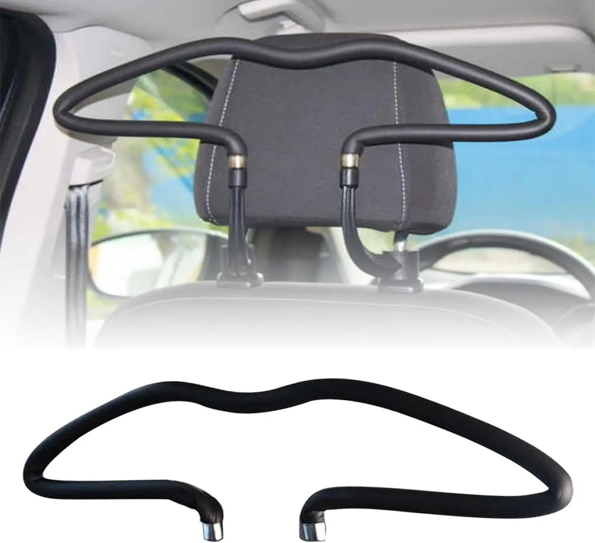 Car Coat Hanger for Buick Excelle GT 2014-2024, Headrest Back Seat Coat Hanger Durable Back Seat Organizer Headrest Coat Rack Accessories,1 Pcs