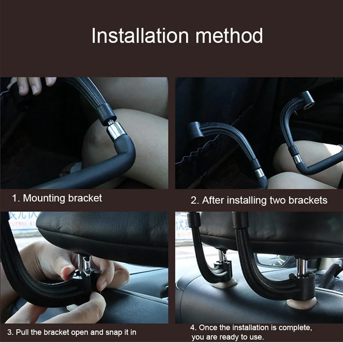Car Coat Hanger for Buick Excelle GT 2014-2024, Headrest Back Seat Coat Hanger Durable Back Seat Organizer Headrest Coat Rack Accessories,1 Pcs