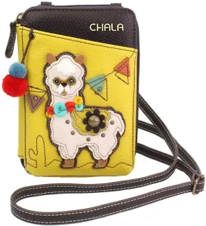 Chala Handbags Llama Wallet Crossbody Handbag - Convertable Strap