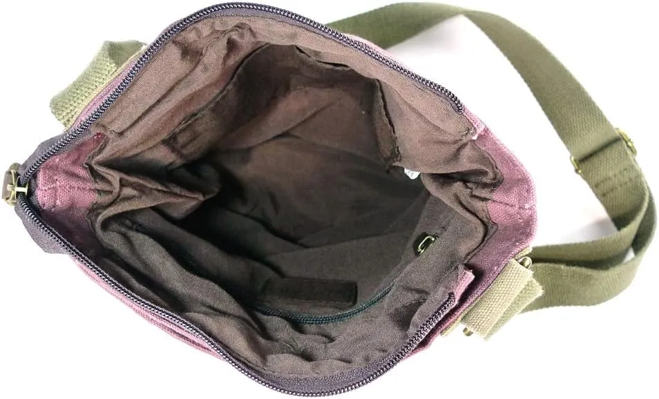 CHALA Patch Crossbody Bag Weiner Dog Dachshund Multi-color