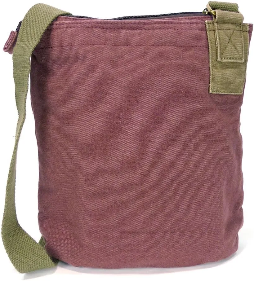 CHALA Patch Crossbody Bag Weiner Dog Dachshund Multi-color