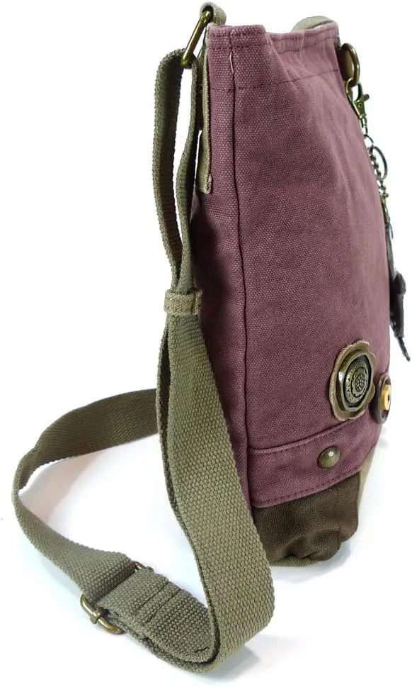 CHALA Patch Crossbody Bag Weiner Dog Dachshund Multi-color