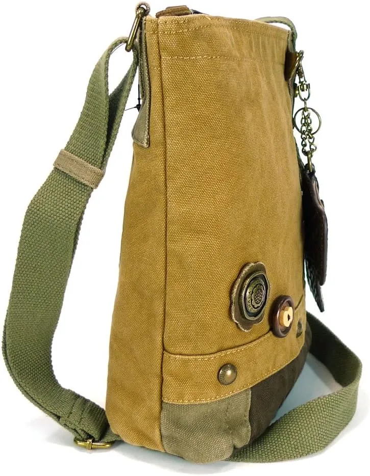 CHALA Patch Crossbody Bag Weiner Dog Dachshund Multi-color