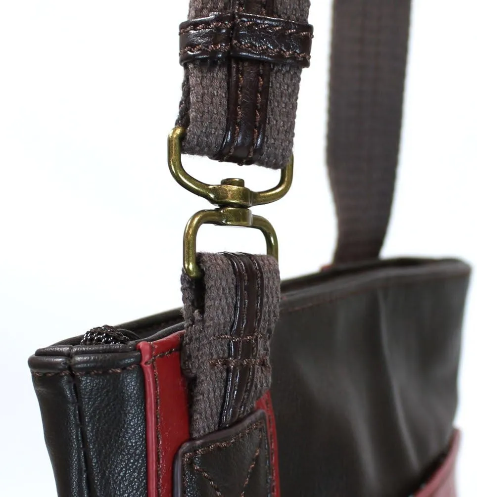 CHALA SWING Pack Small Cross-Body Purse with Metal Mini Keychain