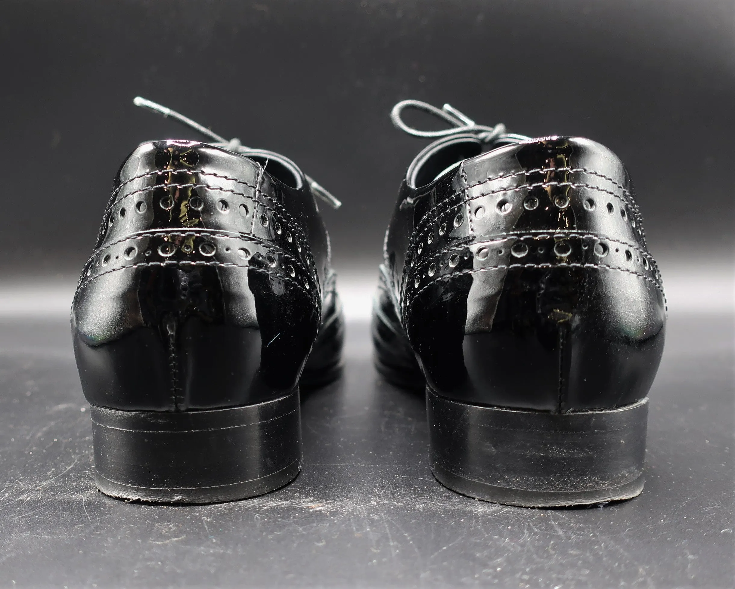 Chanel Patent Leather Oxford Shoes