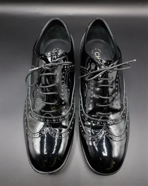 Chanel Patent Leather Oxford Shoes