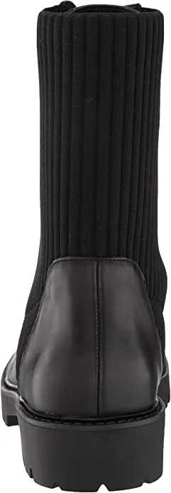 Charles David Women's Lace up Fashion Boot, Black, 8.5