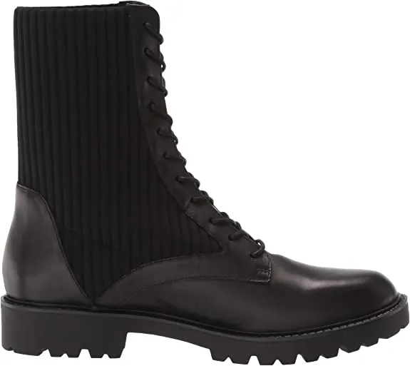 Charles David Women's Lace up Fashion Boot, Black, 8.5