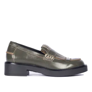 Chunky Penny loafer with fringe