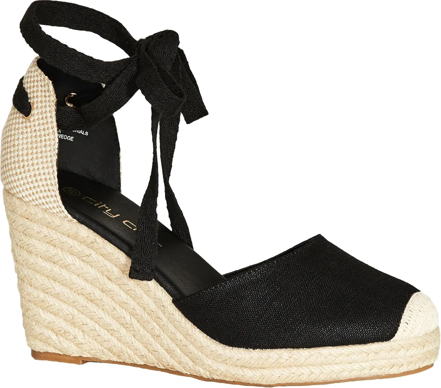 City Chic Women's Wedge-Wide Fit Sage Sandal